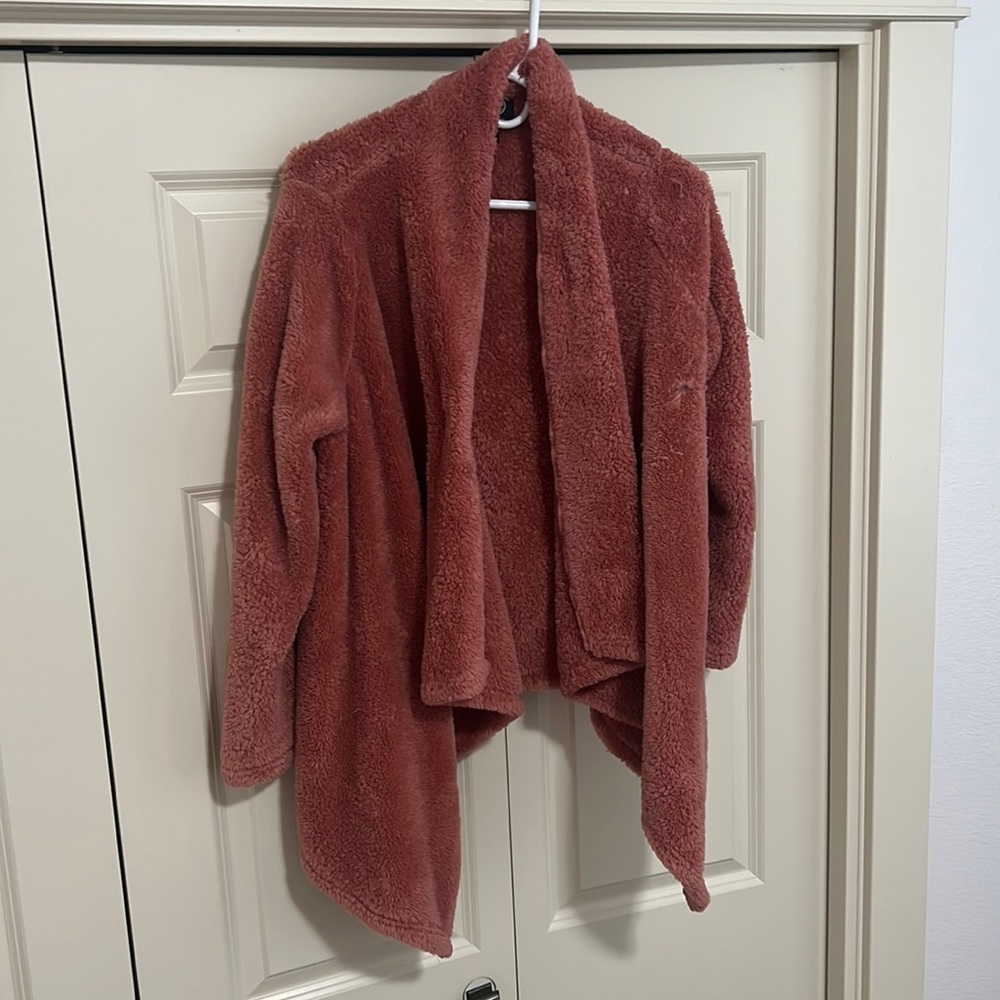 Bobeau Fuzzy Cardigan